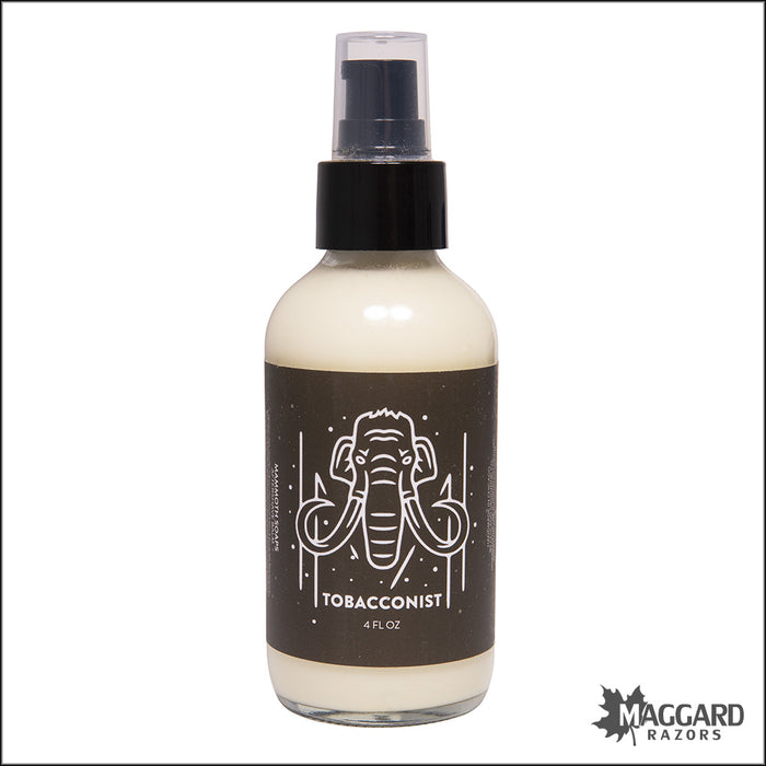 House of Mammoth Tobacconist Artisan Aftershave Balm, 4oz - Alcohol Free
