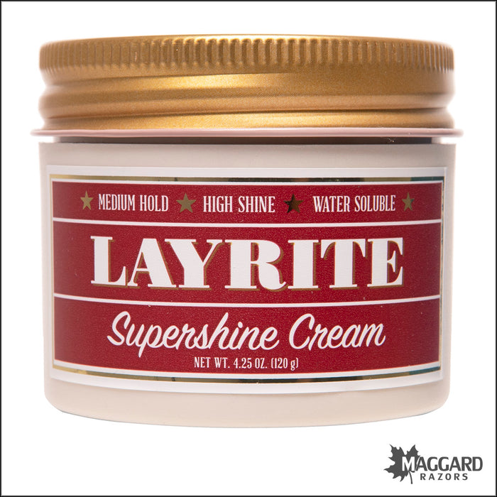 Layrite Supershine Cream Pomade, 4.25oz
