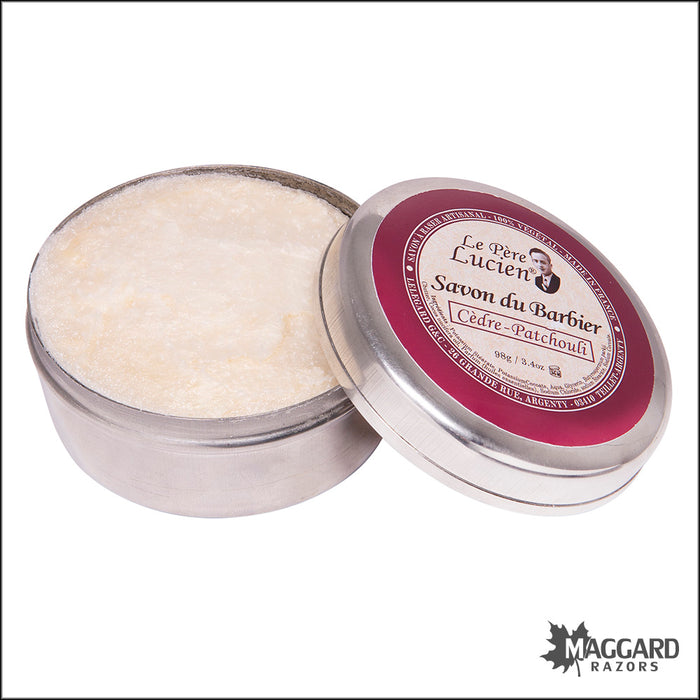 Le Père Lucien Cedar and Patchouli Shaving Soap, 98g