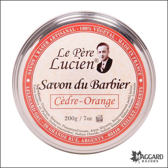 Le Père Lucien Cedre Orange Artisan Shaving Soap, 200g