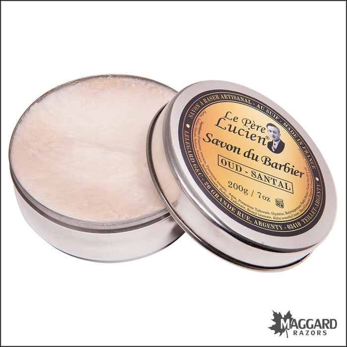Le Père Lucien Oud Santal Tallow Shaving Soap, 200g