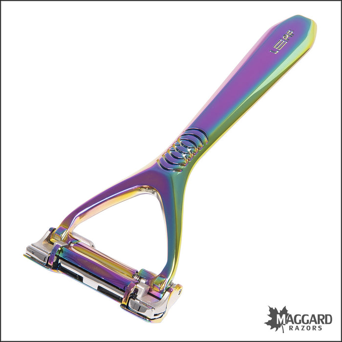 Leaf Two - Multi Blade Pivoting Head Safety Razor, Prism