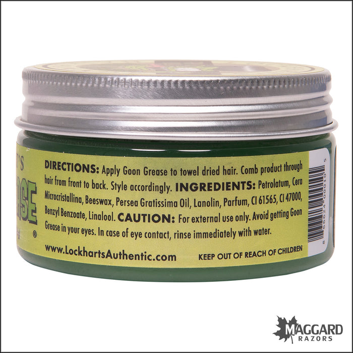 Lockhart's Goon Grease Oil Based Hair Pomade, 3.4oz - Firm Hold