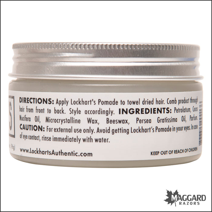 Lockhart's Oil Based Artisan Hair Pomade, 3.4oz - Light Hold