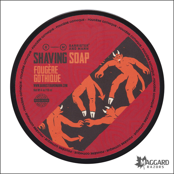 Barrister and Mann Fougère Gothique Shaving Soap, 4oz - Omnibus Base