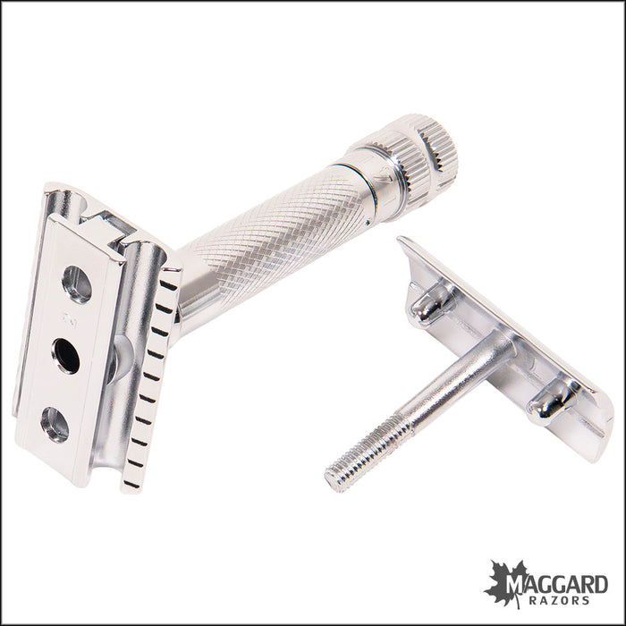 Merkur 34 ADJ Closed Comb Adjustable DE Safety Razor, Chrome
