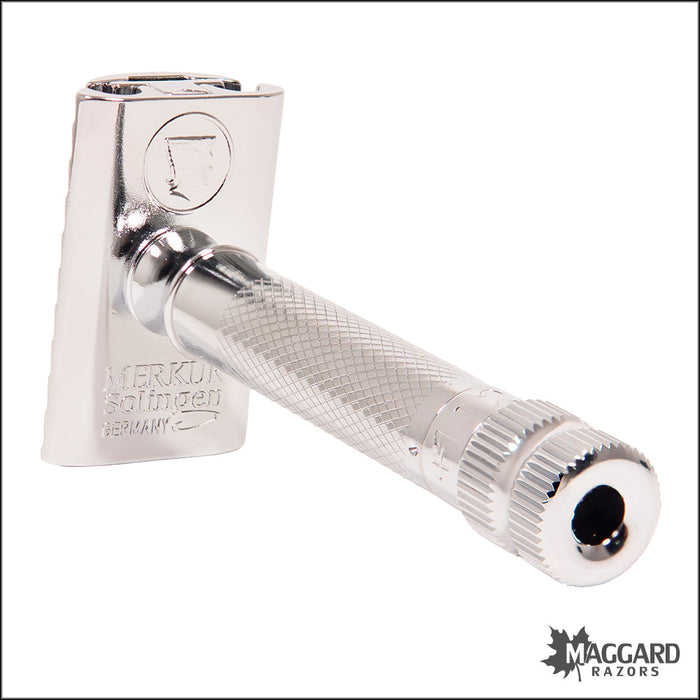 Merkur 34 ADJ Closed Comb Adjustable DE Safety Razor, Chrome