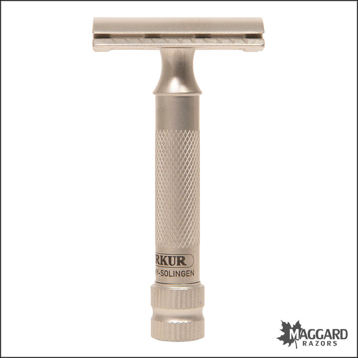 Merkur 34 INOX Satin Finish Machined Stainless Steel DE Safety Razor, Model 34006