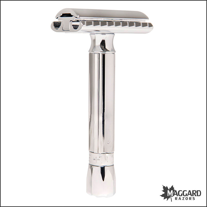Merkur 500 Progress Chrome Adjustable Closed Comb DE Safety Razor