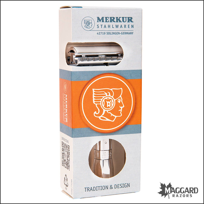 Merkur 500 Progress Chrome Adjustable Closed Comb DE Safety Razor