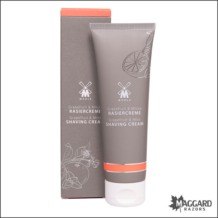 Muhle Grapefruit and Mint Shaving Cream, 2.5oz