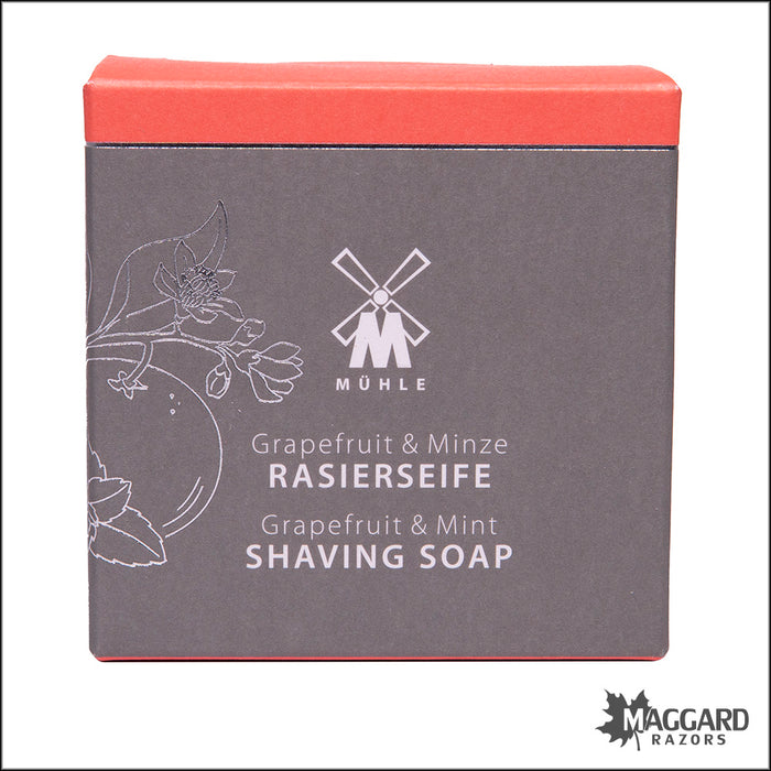 Muhle Grapefruit and Mint Shaving Soap Puck Refill, 2.3oz