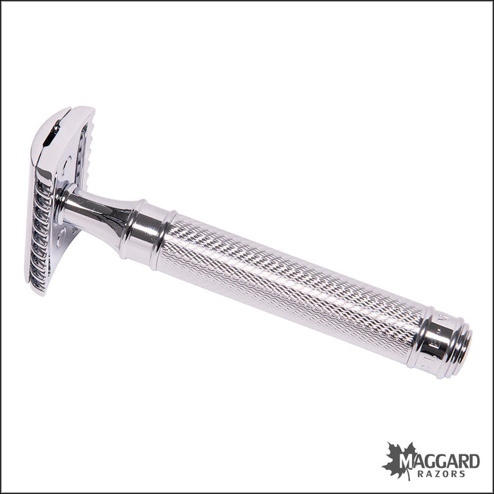 Muhle R41 Grande Chrome Handle Open Comb DE Safety Razor
