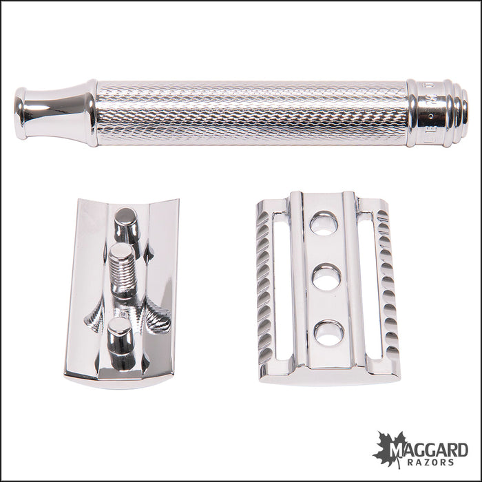 Muhle R89 Chrome Handle Closed Comb DE Safety Razor