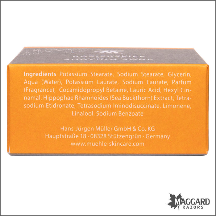 Muhle Sea Buckthorn Shaving Soap Puck Refill, 2.3oz