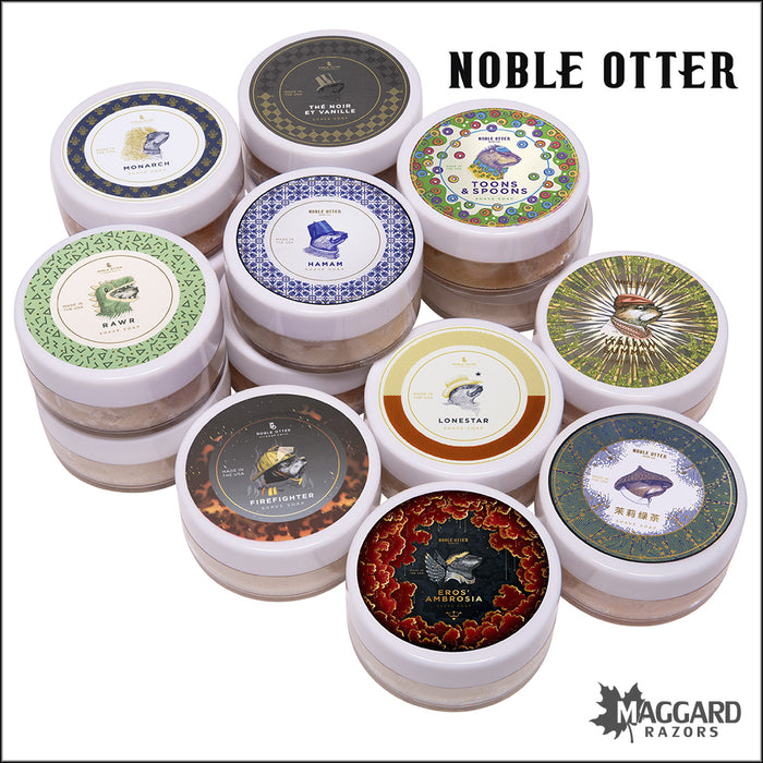 Noble Otter Soap Co. Artisan Shaving Soap Samples