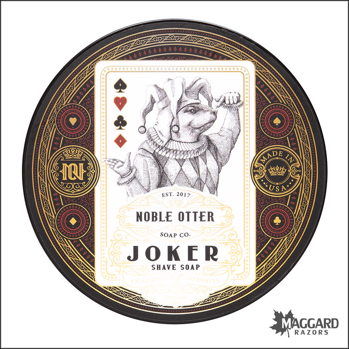 Noble Otter Soap Co. Joker Shaving Soap, 4oz - Seasonal Release