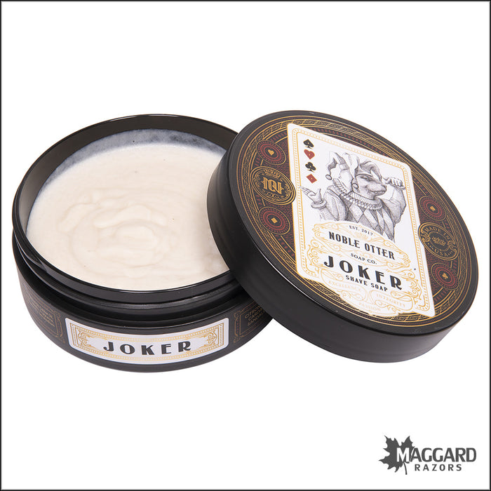 Noble Otter Soap Co. Joker Shaving Soap, 4oz - Seasonal Release