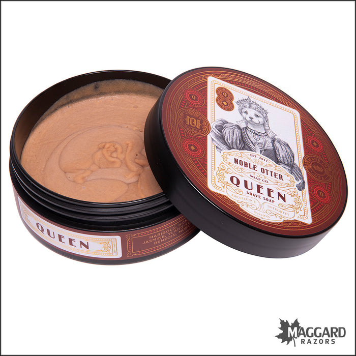Noble Otter Soap Co. Queen Shaving Soap, 4oz - Seasonal Release