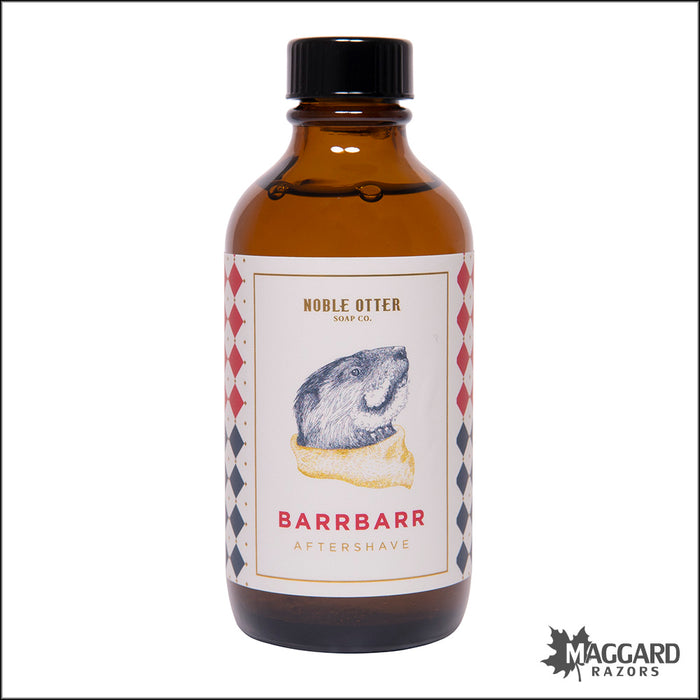 Noble Otter Soap Co. Barrbarr Aftershave Splash, 4oz