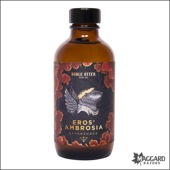 Noble Otter Soap Co. Eros’ Ambrosia Aftershave Splash, 4oz - Seasonal Release