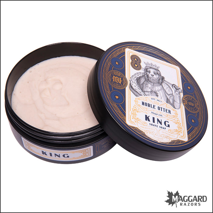Noble Otter Soap Co. King Shaving Soap, 4oz
