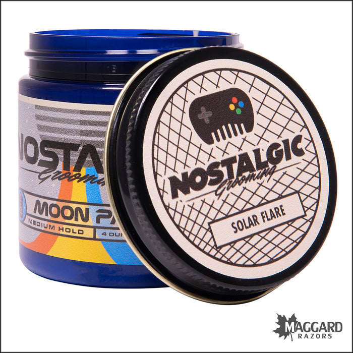 Nostalgic Grooming Solar Flare Medium Hold Moon Paste Pomade, 4oz