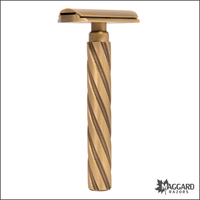 Parker Flight CNC Machined All Brass Double Edge Safety Razor