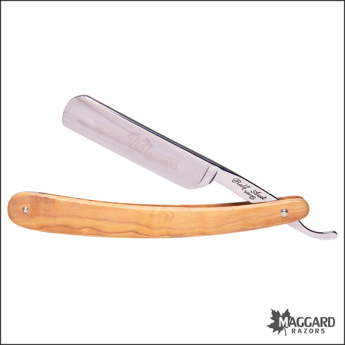 NEW Ralf Aust 102NPO-R-E - 5/8" Round Point, Olivewood Handle, Professionally Honed