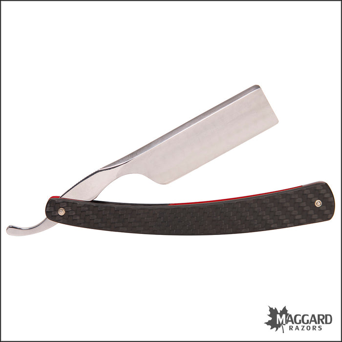 NEW Ralf Aust 123NCB-A-K-E - 6/8" Square Point, Carbon Fiber Scales, Professionally Honed