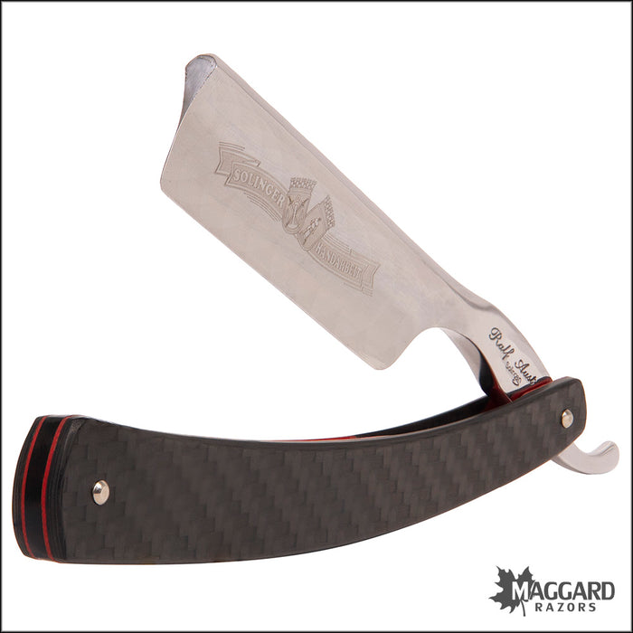 NEW Ralf Aust 123NCB-A-K-E - 6/8" Square Point, Carbon Fiber Scales, Professionally Honed