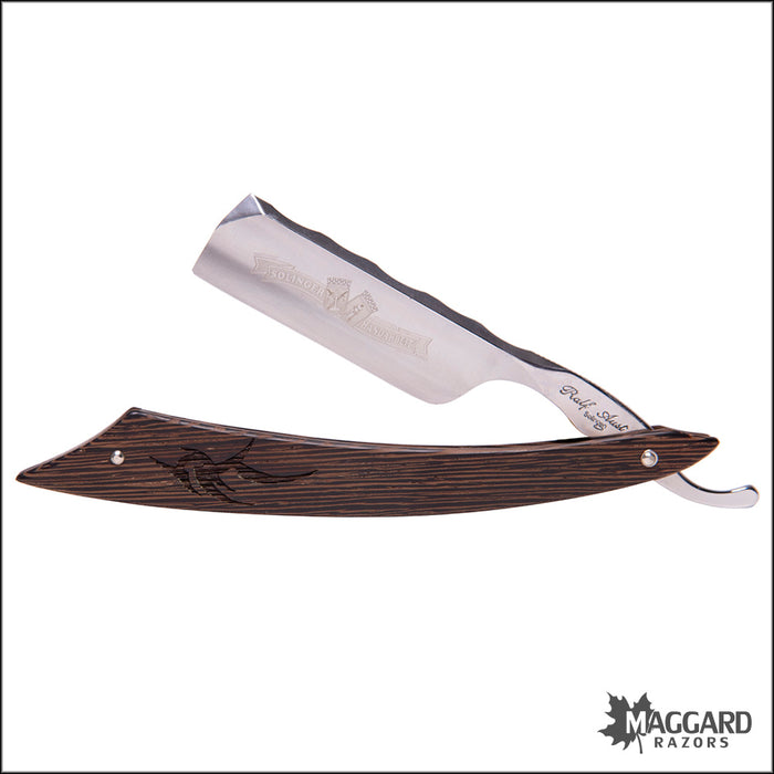 NEW Ralf Aust 123NPW-A-K-E - 6/8" American Point, Wenge Handle, Professionally Honed Straight Razor