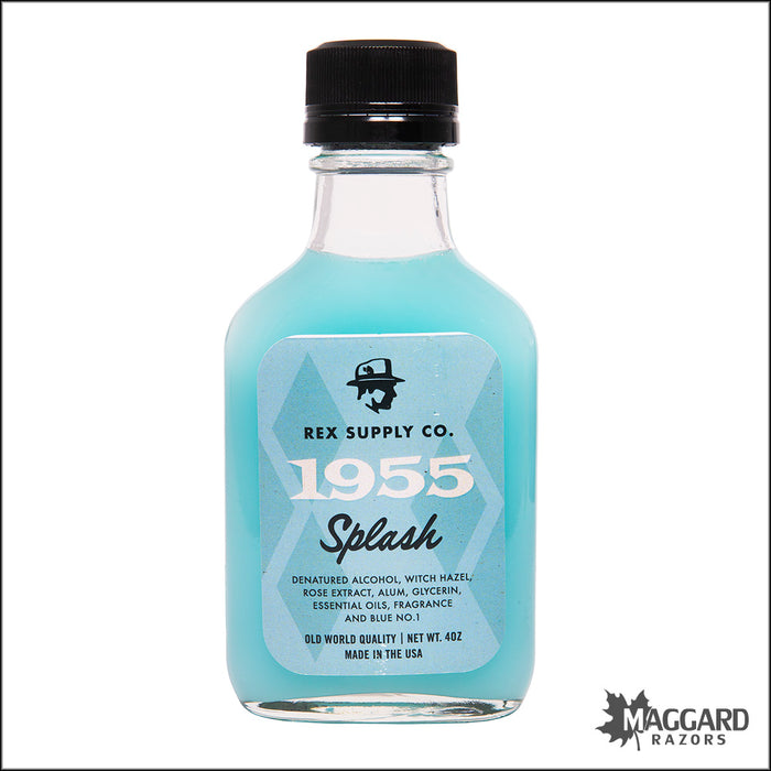 Rex Supply Co. 1955 Old World Aftershave Splash, 4oz