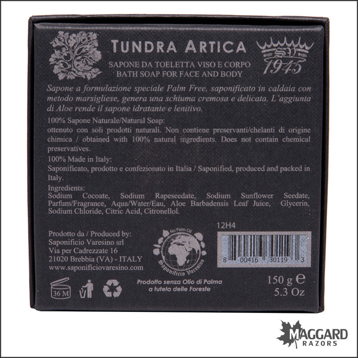 Saponificio Varesino Tundra Artica Bath Soap, 150g