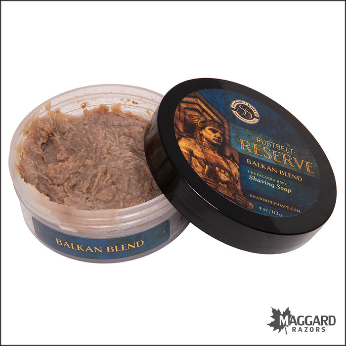 Shannon's Soaps Balkan Blend, Rust Belt Reserve Shaving Soap, 4oz