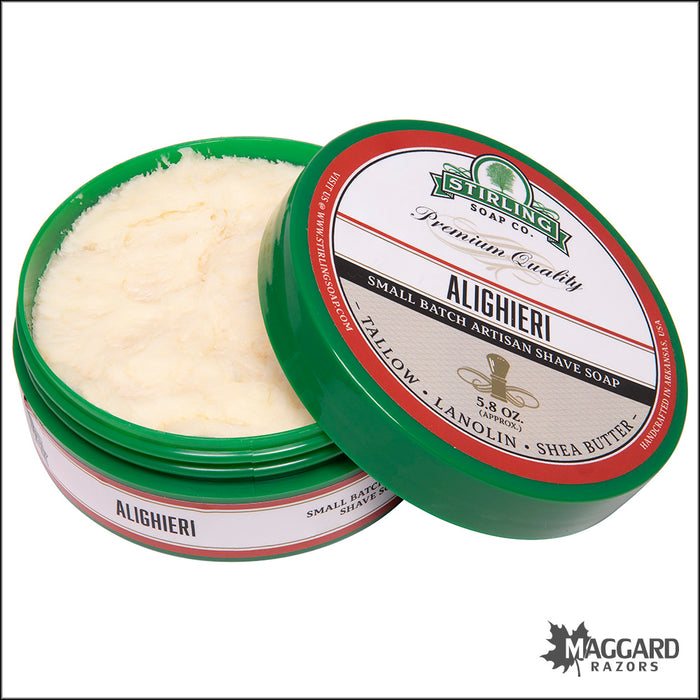 Stirling Soap Co. Alighieri Shaving Soap, 5.8oz - Seasonal Release