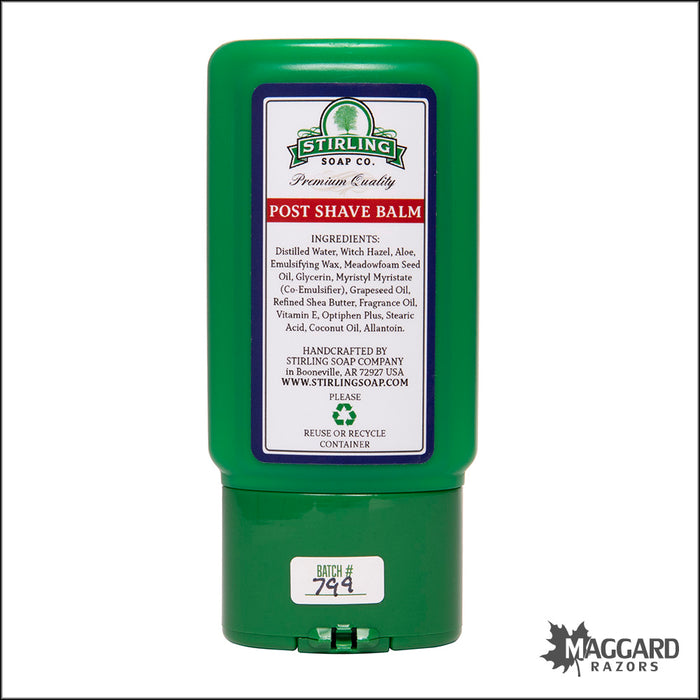 Stirling Soap Co. Barbershop Aftershave Balm, 4oz