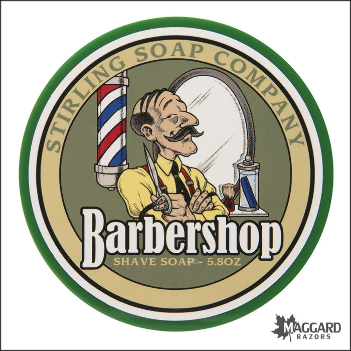 Stirling Soap Co. Barbershop Shaving Soap, 5.8oz