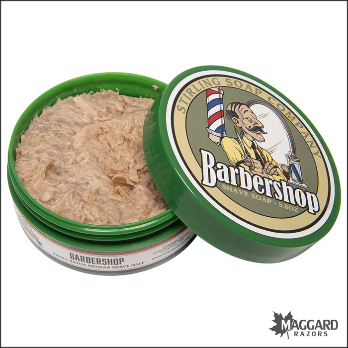 Stirling Soap Co. Barbershop Shaving Soap, 5.8oz