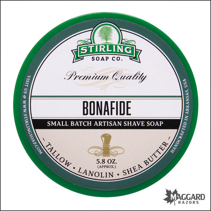 Stirling Soap Co. Bonafide Shaving Soap, 5.8oz - Seasonal Release