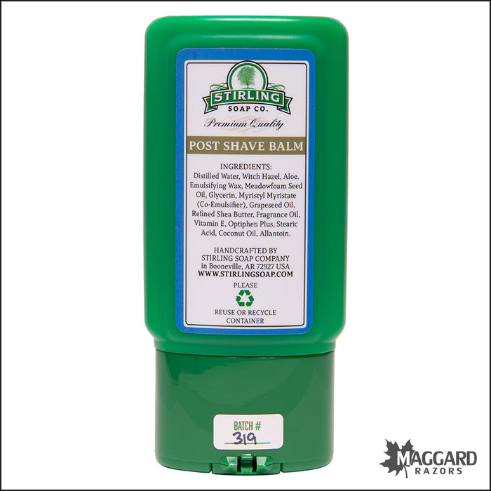 Stirling Soap Co. Duke Aftershave Balm, 4oz