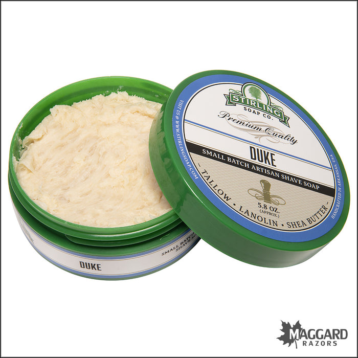 Stirling Soap Co. Duke Shaving Soap, 5.8oz