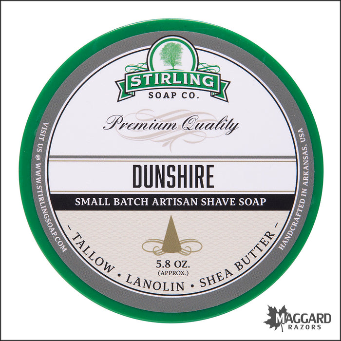 Stirling Soap Co. Dunshire Shaving Soap, 5.8oz - Seasonal Release