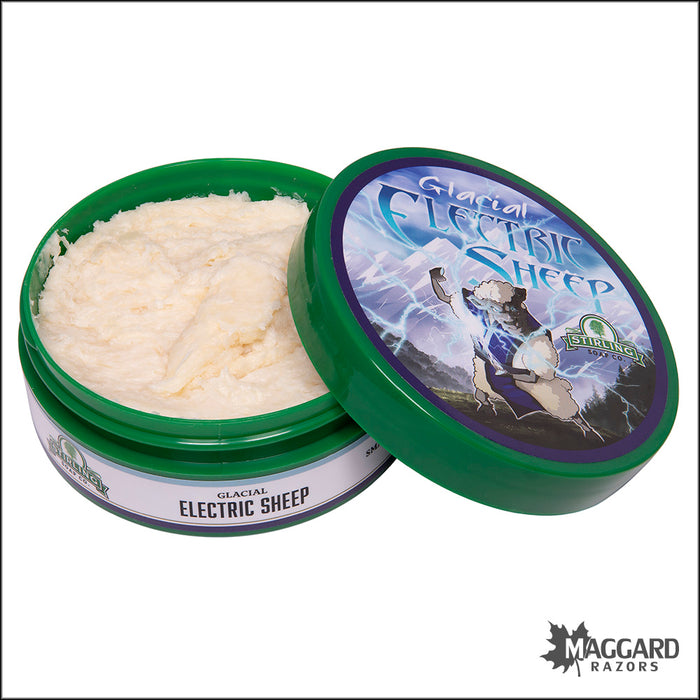 Stirling Soap Co. Glacial Electric Sheep Shaving Soap, 5.8oz