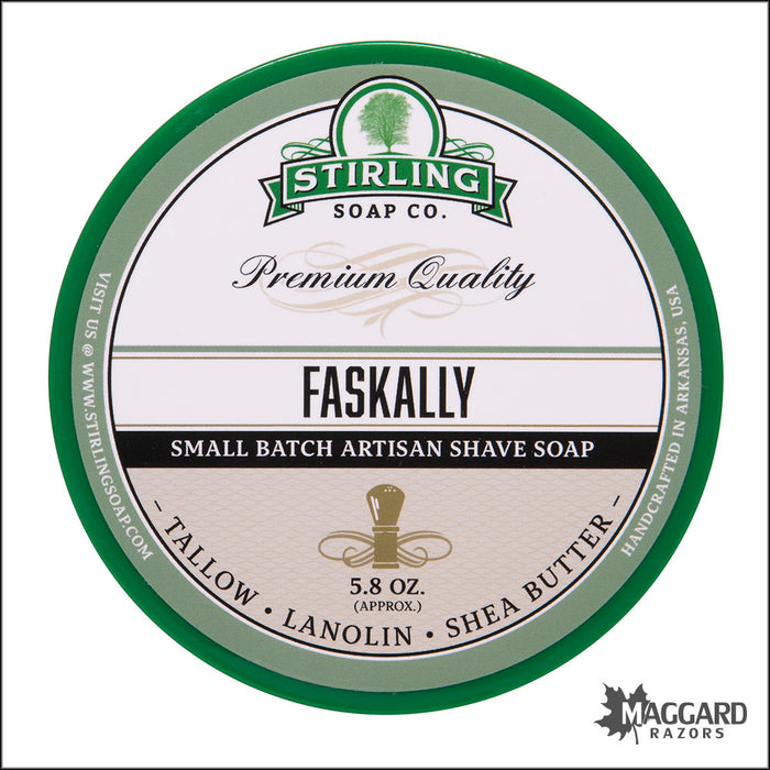Stirling Soap Co. Faskally Shaving Soap, 5.8oz