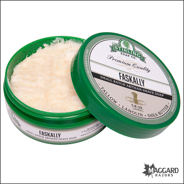 Stirling Soap Co. Faskally Shaving Soap, 5.8oz