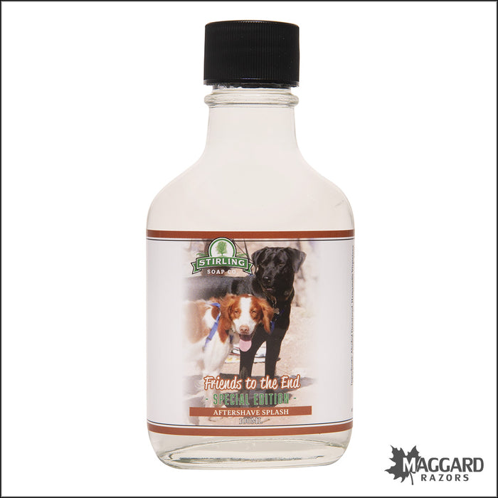 Stirling Soap Co. Friends to the End Aftershave Splash, 100ml - Special Edition