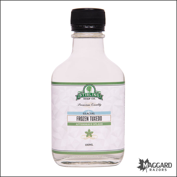 Stirling Soap Co. Glacial Frozen Tuxedo Aftershave Splash, 100ml - Seasonal Release