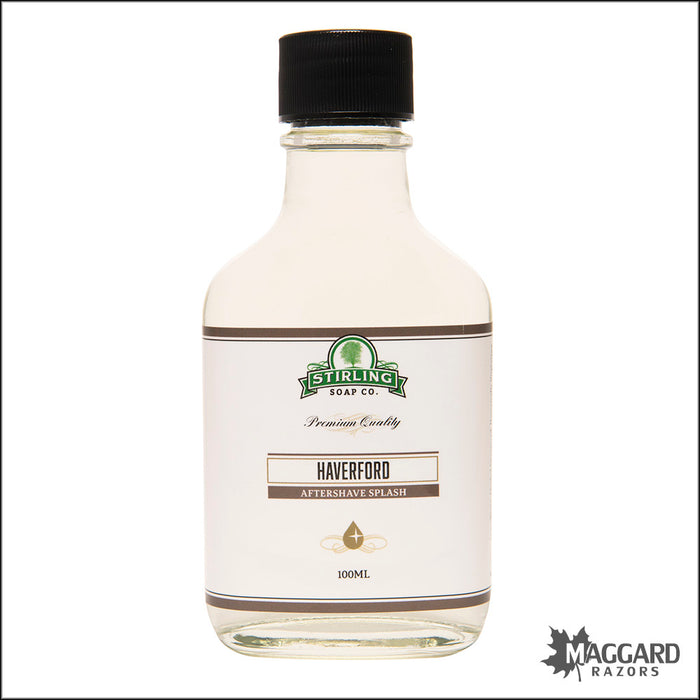 Stirling Soap Co. Haverford Aftershave Splash, 100ml