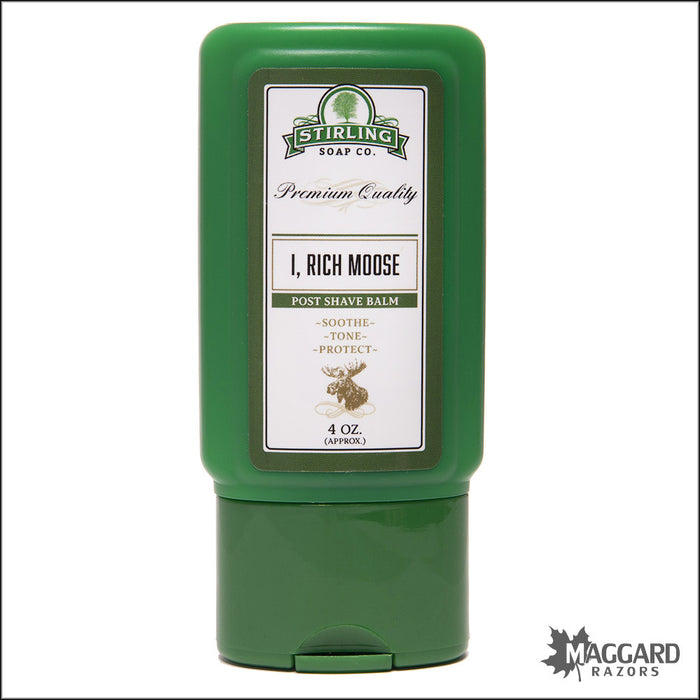 Stirling Soap Co. I, Rich Moose Aftershave Balm, 4oz - Seasonal Release